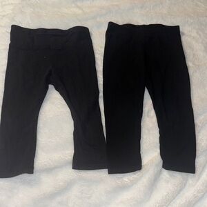 Cat & Jack Solid Black Kids Leggings
